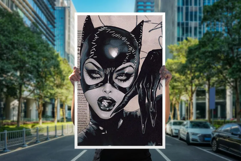 Batman - Catwoman #50 Fine Art Print by Sozomaika