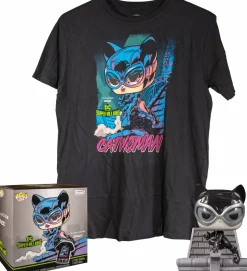 Batman - Catwoman Black & White Jim Lee Collection Deluxe Pop! Vinyl Figure & T-Shirt Box