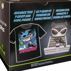 Batman - Catwoman Black & White Jim Lee Collection Deluxe Pop! Vinyl Figure & T-Shirt Box