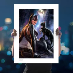 Batman - Catwoman: Girl’s Best Friend Fine Art Print by Ian MacDonald