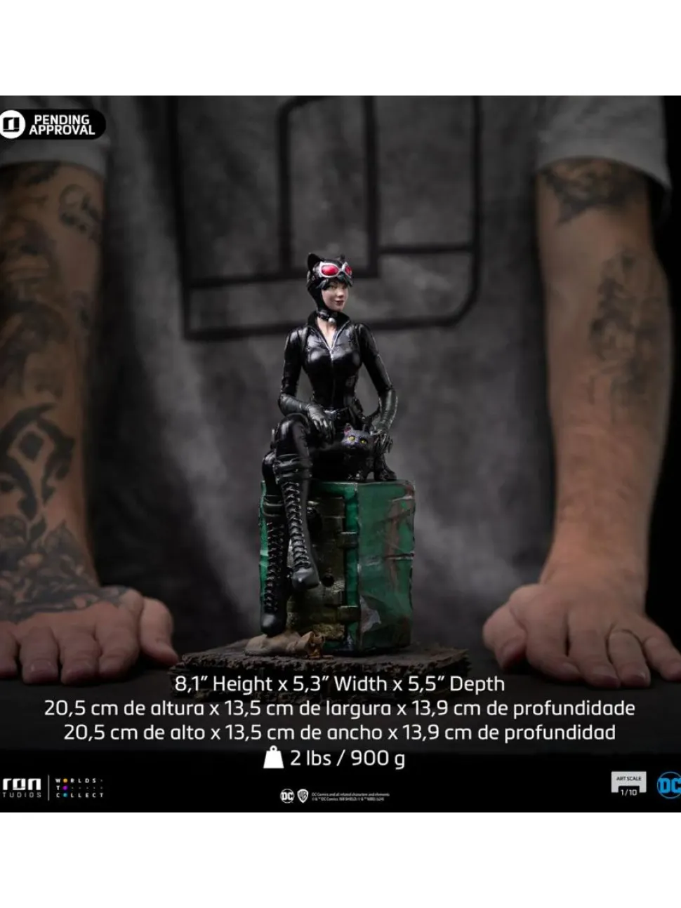Batman - Catwoman (Gotham City Sirens) 1/10th Scale Statue