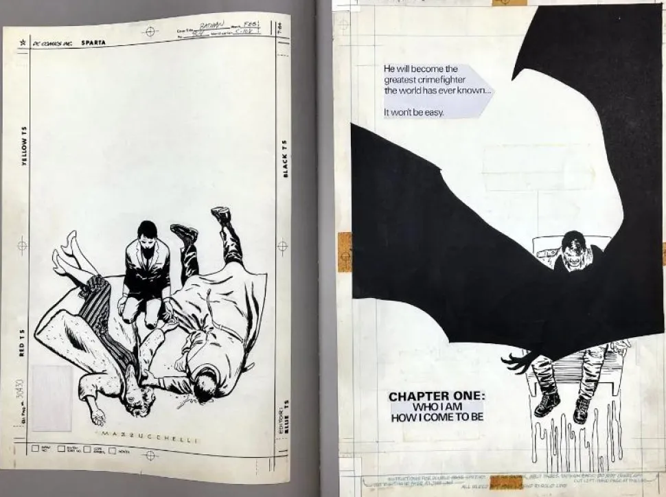 Batman - David Mazzucchelli's Batman Year One Artist's Edition Hardcover Book