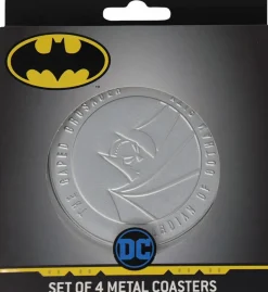 Batman - Embossed Metal Coasters 4-Pack