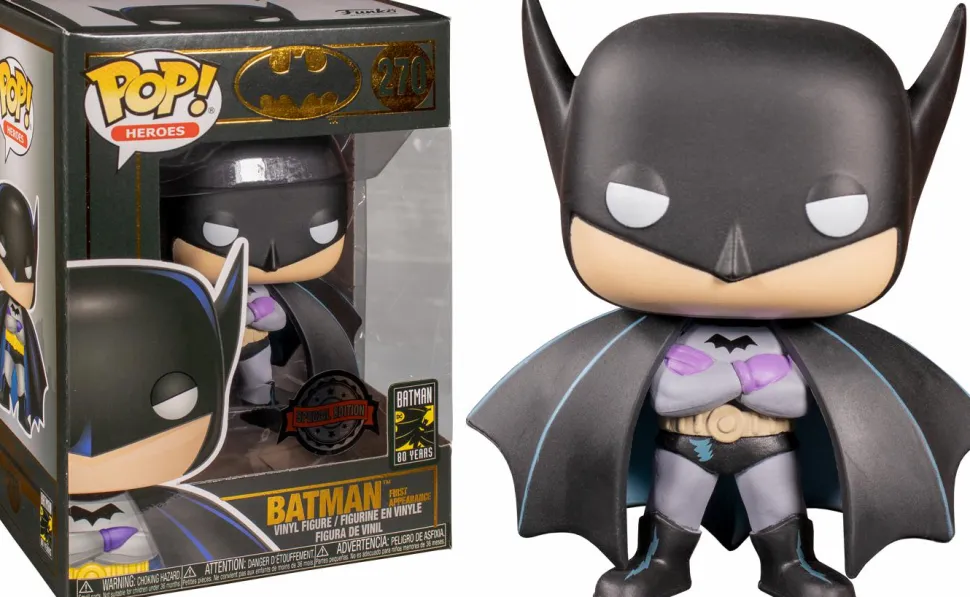 Batman - First Appearance Batman Pop! Vinyl Figure & T-Shirt Box Set