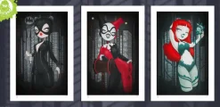Batman - Gotham Girls Fine Art Print Set by Emma ‘Anarkitty’ Geary (Set of 3)