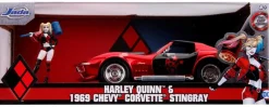 Batman - Harley Quinn 1969 Chevy Corvette 1/24th Scale Die-Cast Vehicle