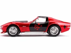 Batman - Harley Quinn 1969 Chevy Corvette 1/24th Scale Die-Cast Vehicle