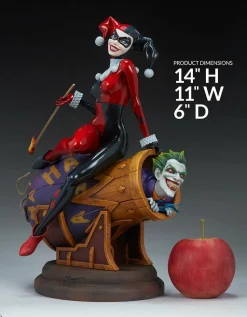 Batman - Harley Quinn & The Joker 14” Maquette Diorama Statue