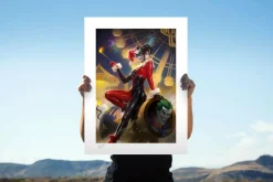 Batman - Harley Quinn & The Joker Fine Art Print by Heonhwa Choe