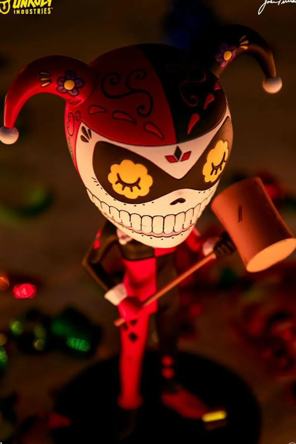 Batman - Harley Quinn Calavera 8” Vinyl Figure by Jose Pulido