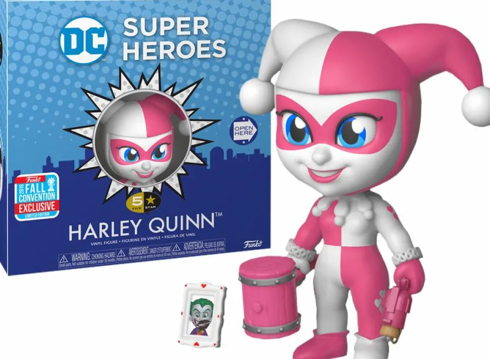 Batman - Harley Quinn Pink 5 Star 4” Vinyl Figure (2018 Fall Convention Exclusive)