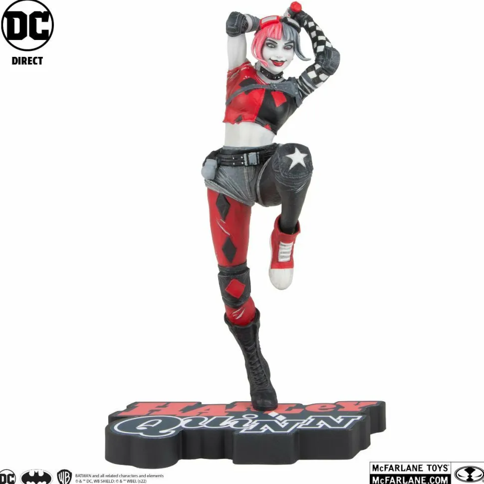 Batman - Harley Quinn Red, White & Black by Derrick Chew 1/10th Scale Statue
