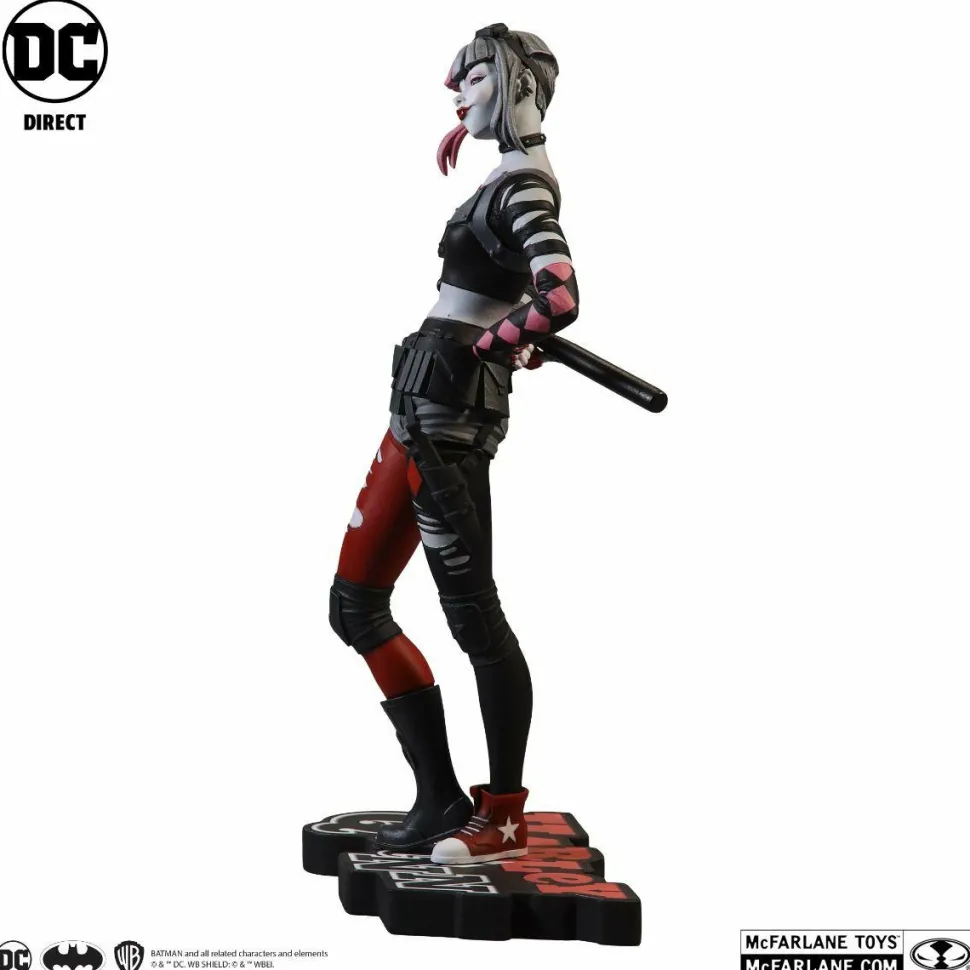 Batman - Harley Quinn Red, White & Black by Simone Di Mio 1/10th Scale Statue