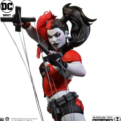 Batman - Harley Quinn Red, White & Black by Emanuela Lupacchino 1/10th Scale Statue