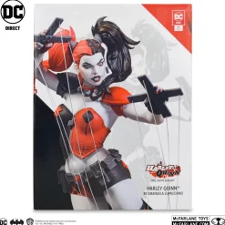 Batman - Harley Quinn Red, White & Black by Emanuela Lupacchino 1/10th Scale Statue