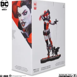Batman - Harley Quinn Red, White & Black by Emanuela Lupacchino 1/10th Scale Statue