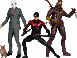 Batman - Nightwing vs. Talon & Owl (Batman: The Court of Owls) DC Multiverse Gold Label 7" Scale Action Figure 3-Pack