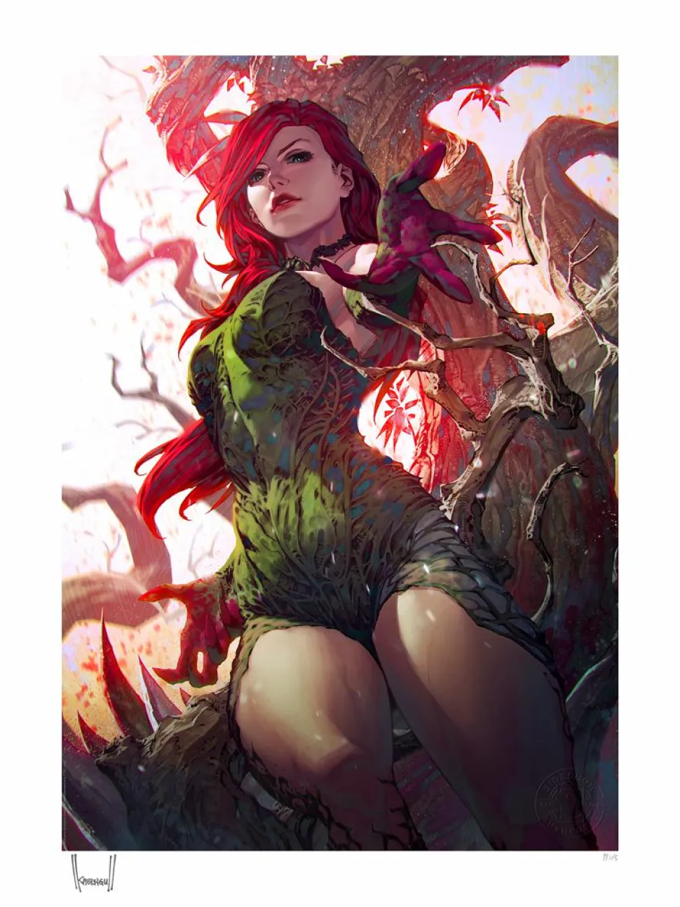 Batman - Poison Ivy Fine Art Print by Kael Ngu