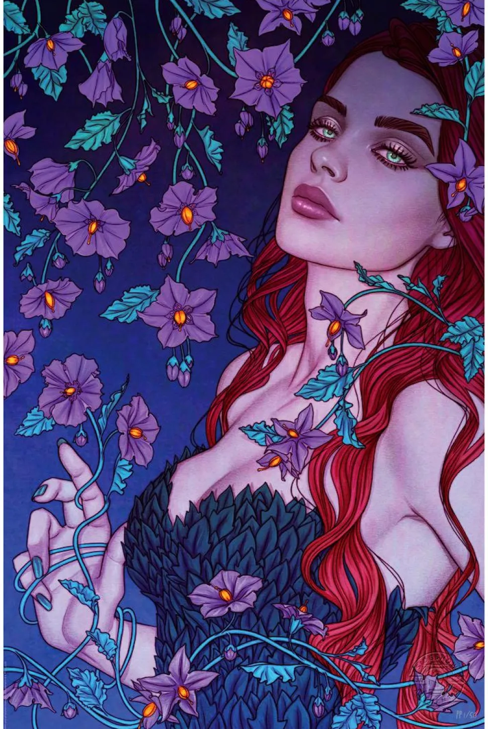 Batman - Poison Ivy Fine Art Print by Jenny Frison