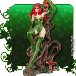Batman - Poison Ivy on Vine Throne with Killer Flower 12” Statue
