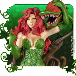 Batman - Poison Ivy on Vine Throne with Killer Flower 12” Statue