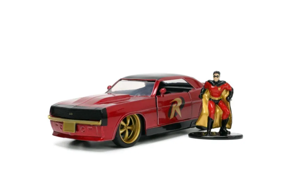 Batman - Robin & 1969 Chevrolet Camaro Hollywood Rides 1/32 Scale Die-Cast Vehicle Replica