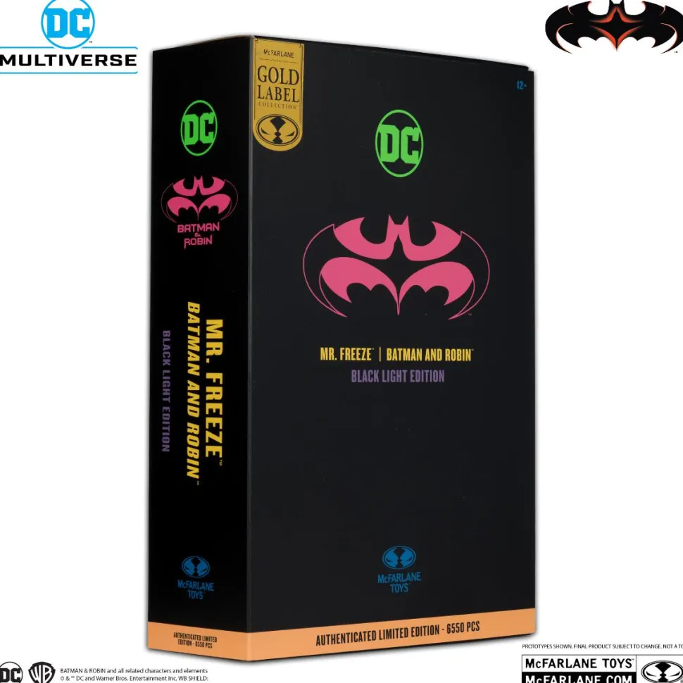 Batman & Robin (1997) - Mr. Freeze Black Light Edition DC Multiverse Gold Label 7" Scale Action Figure