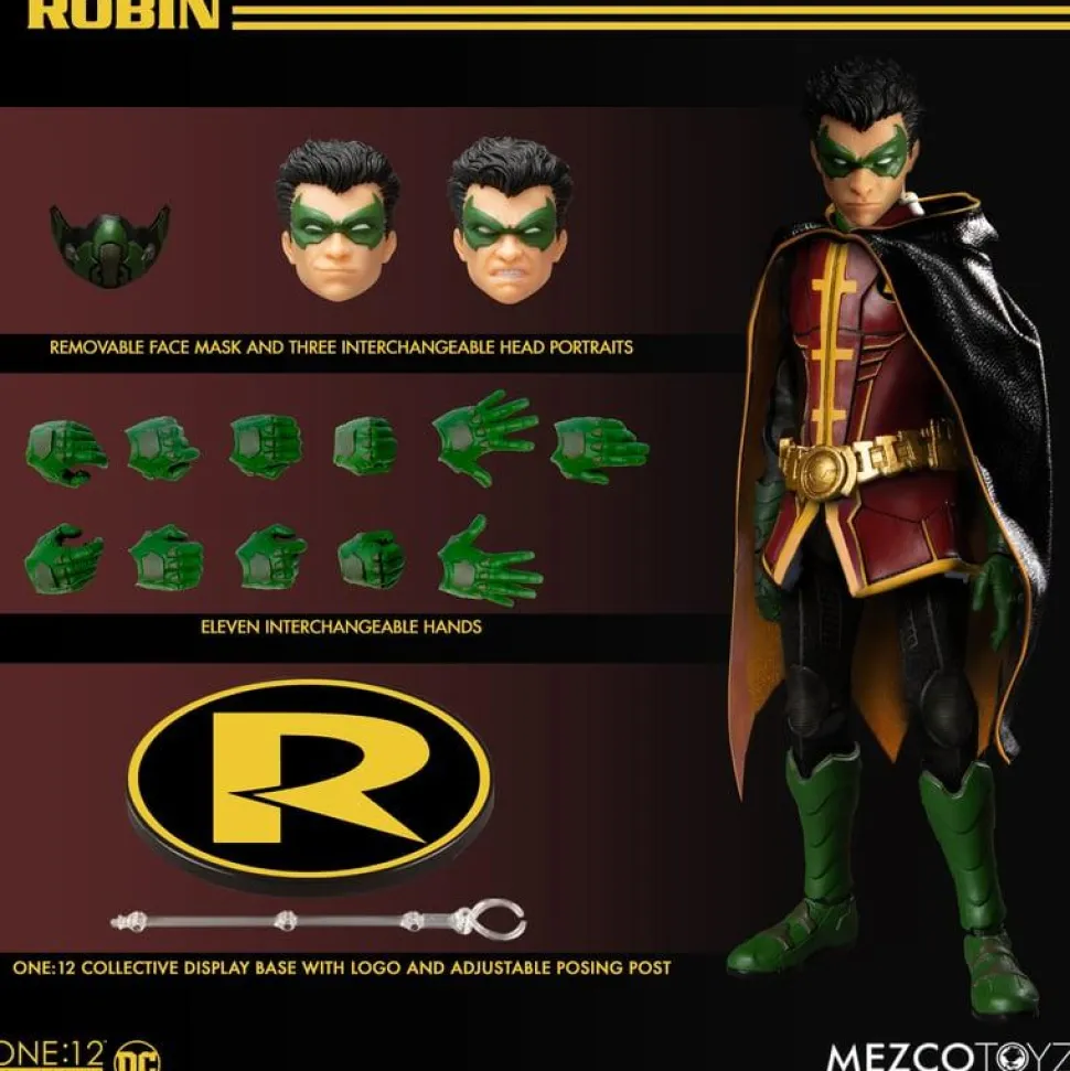 Batman - Robin (Damian Wayne) One:12 Collective 1/12th Scale Action Figure