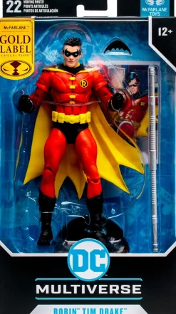 Batman - Robin Tim Drake (Red Suit Variant) DC Multiverse Gold Label 7” Scale Action Figure