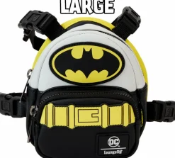 Batman - 85th Anniversary Faux Leather Mini Backpack Dog Harness (Large)