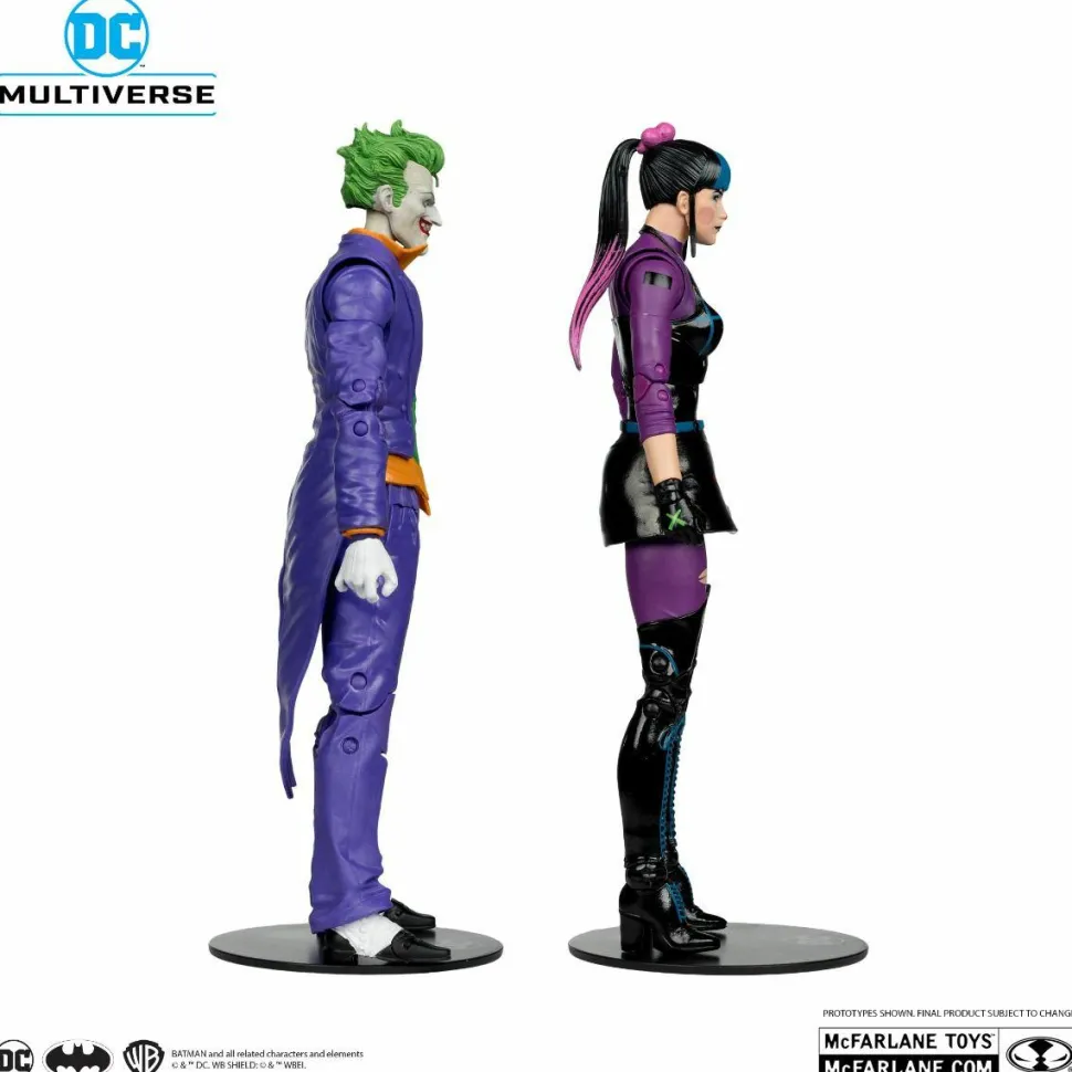 Batman - The Joker & Punchline DC Multiverse 7" Scale Action Figure 2-Pack