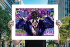 Batman - The Joker: Last Laugh Fine Art Print by Jason Edmiston