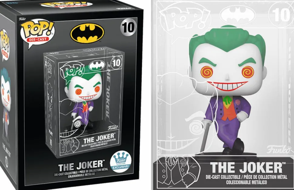 Batman - The Joker Pop! Diecast Metal Figure (Popcultcha Exclusive)