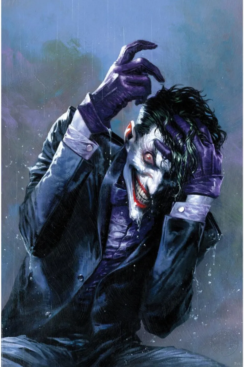 Batman - The Joker 80th Anniversary #1 Fine Art Print by Gabriele Dell'Otto