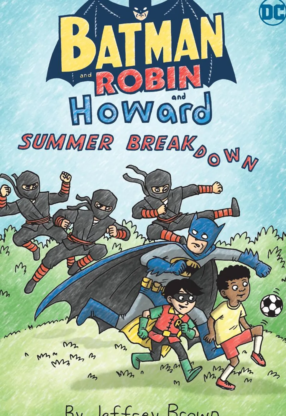 Batman and Robin and Howard: Summer Breakdown by Jeffrey Brown Paperback Book