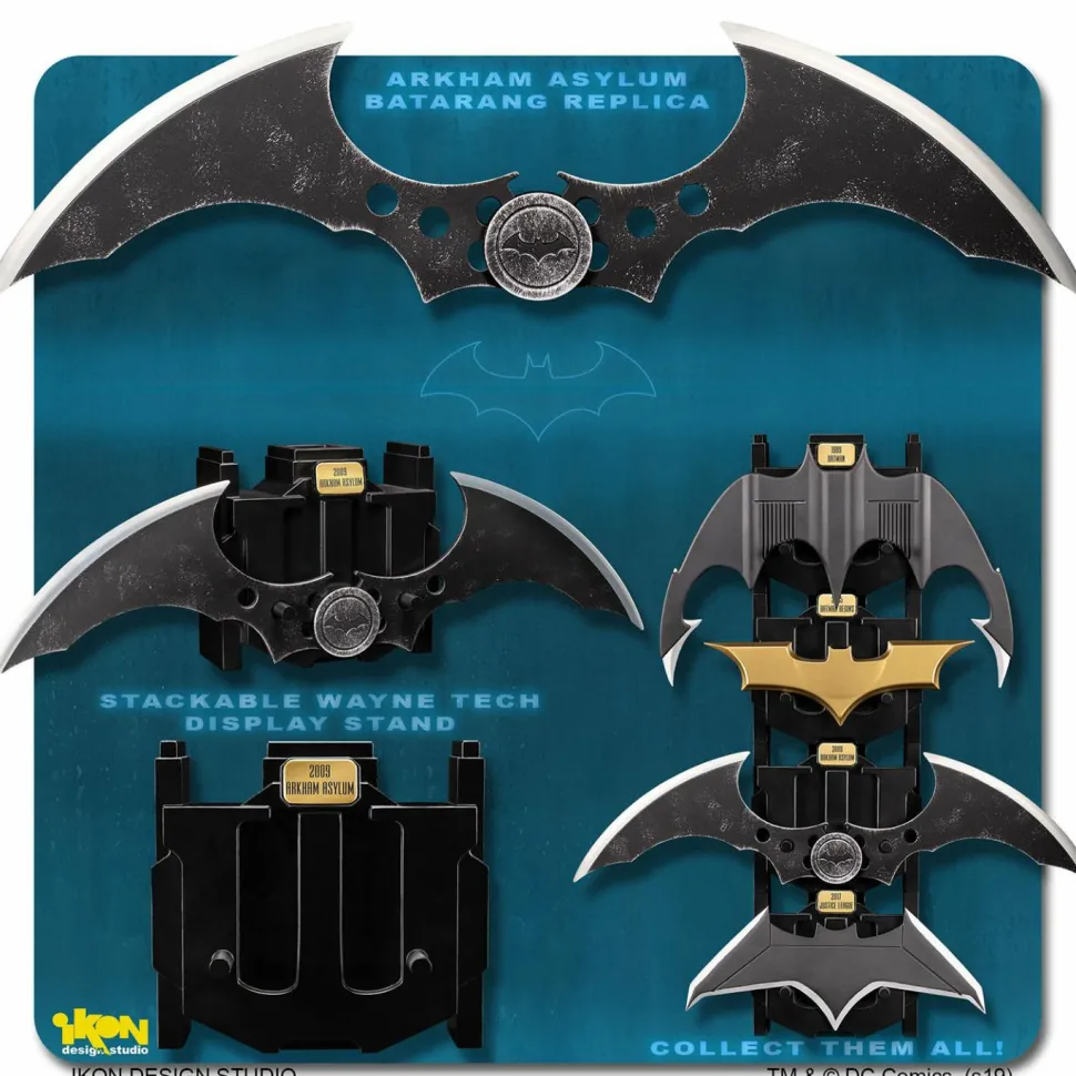 Batman: Arkham Asylum - Batarang Metal Prop Replica