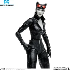 Batman: Arkham City - Catwoman (Black & White Variant) DC Multiverse Gold Label 7” Scale Action Figure (Solomon Grundy Build-A-Figure)
