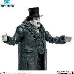 Batman: Arkham City - The Penguin (Black & White Variant) DC Multiverse Gold Label 7” Scale Action Figure (Solomon Grundy Build-A-Figure)