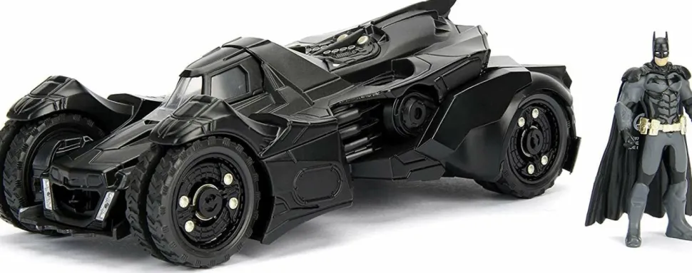 Batman: Arkham Knight - Batman with Batmobile Hollywood Rides 1/24th Scale Die-Cast Vehicle Replica