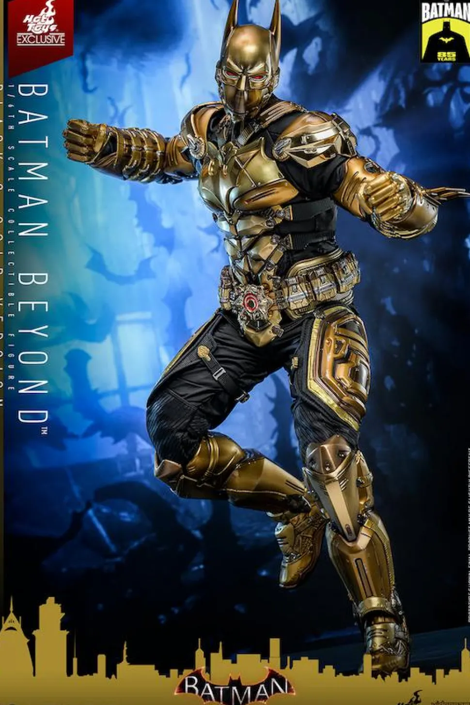 Batman: Arkham Knight - Batman Beyond (Black & Gold Version) 1/6th Scale Hot Toys Action Figure (Hot Toys Exclusive)