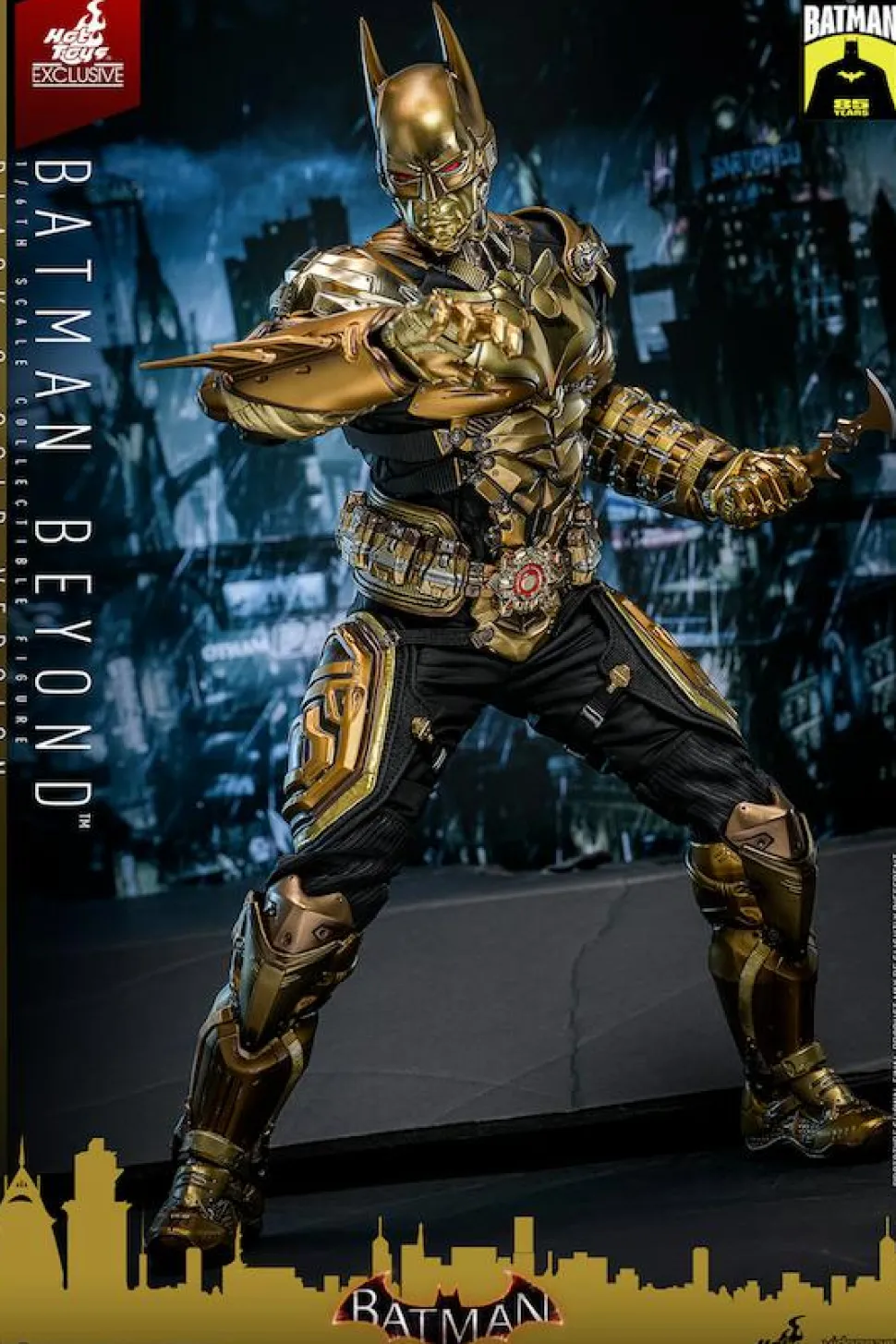 Batman: Arkham Knight - Batman Beyond (Black & Gold Version) 1/6th Scale Hot Toys Action Figure (Hot Toys Exclusive)