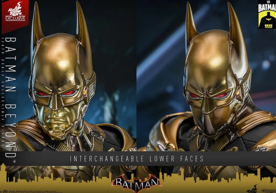 Batman: Arkham Knight - Batman Beyond (Black & Gold Version) 1/6th Scale Hot Toys Action Figure (Hot Toys Exclusive)