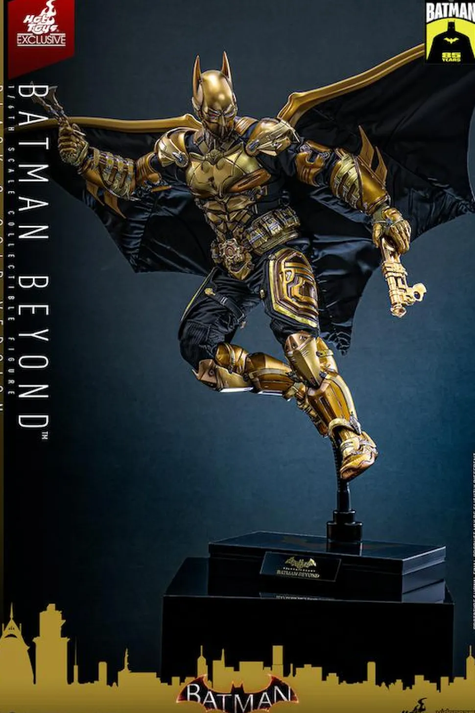 Batman: Arkham Knight - Batman Beyond (Black & Gold Version) 1/6th Scale Hot Toys Action Figure (Hot Toys Exclusive)