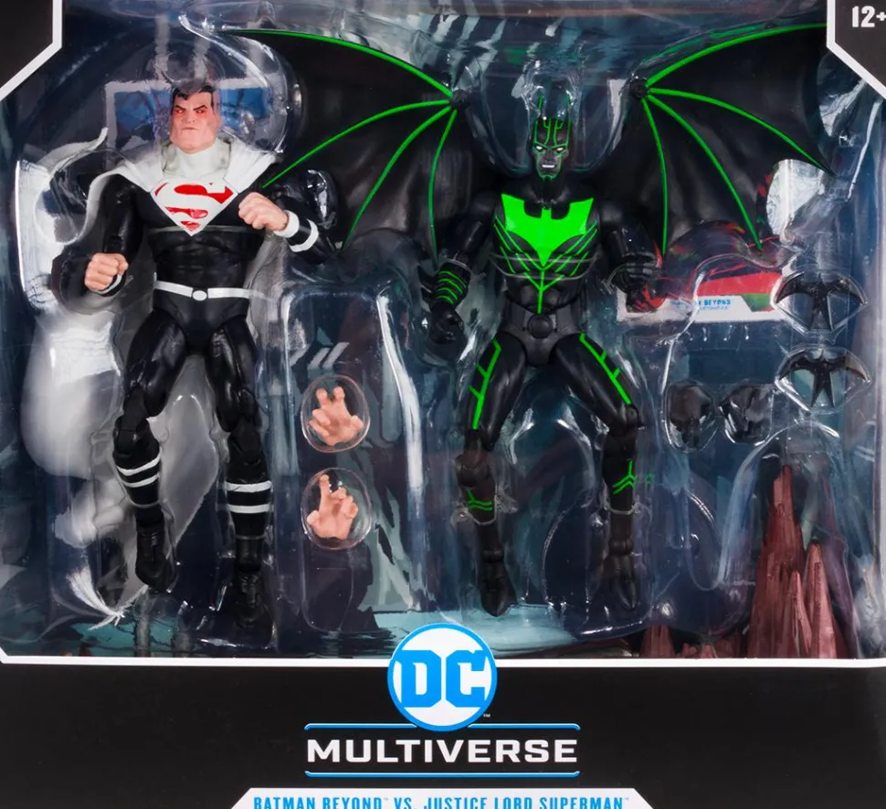 Batman Beyond 2.0 - Batman Beyond vs. Justice Lord Superman DC Multiverse 7" Scale Action Figure 2-Pack