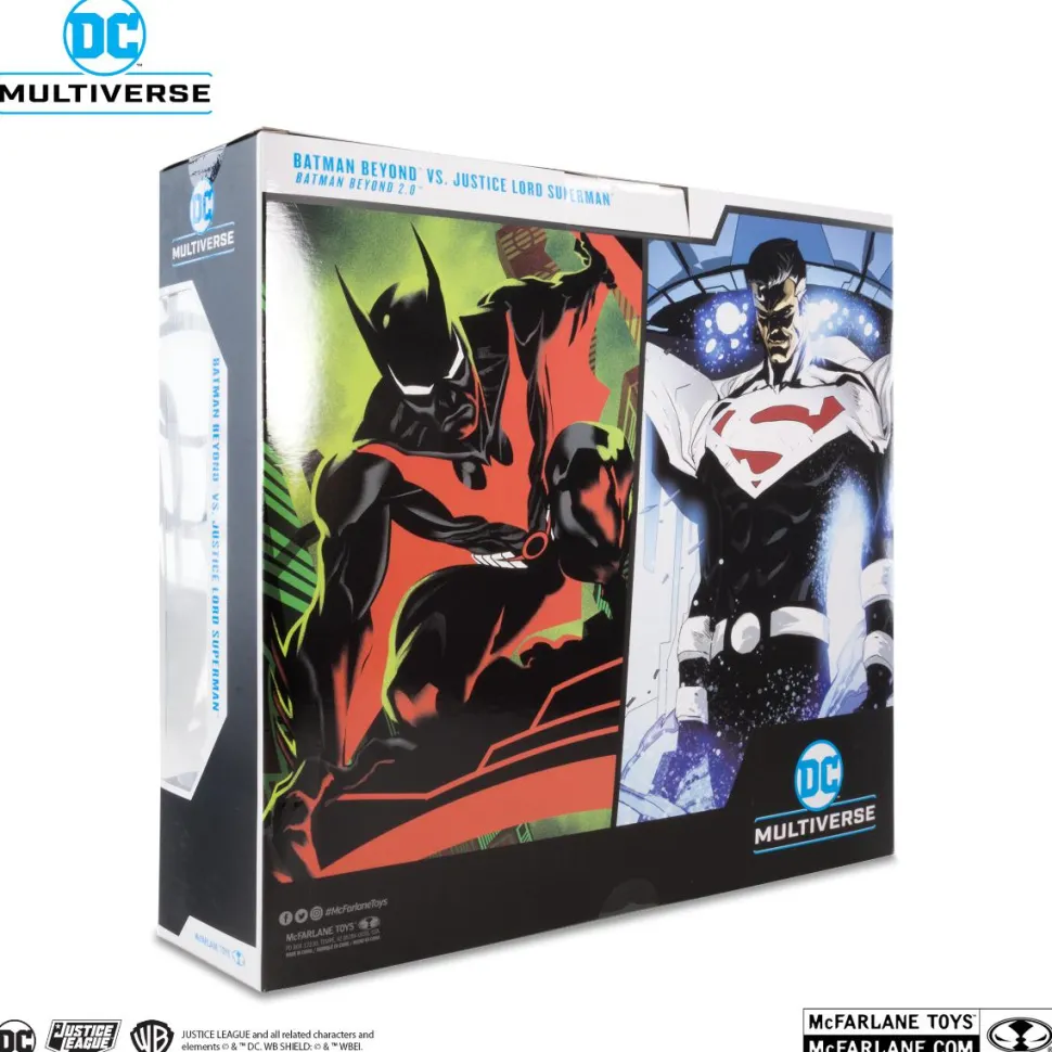 Batman Beyond 2.0 - Batman Beyond vs. Justice Lord Superman DC Multiverse 7" Scale Action Figure 2-Pack