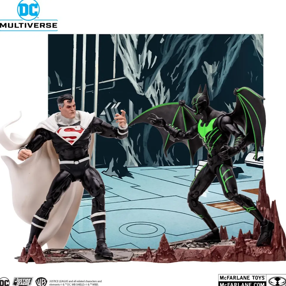 Batman Beyond 2.0 - Batman Beyond vs. Justice Lord Superman DC Multiverse 7" Scale Action Figure 2-Pack