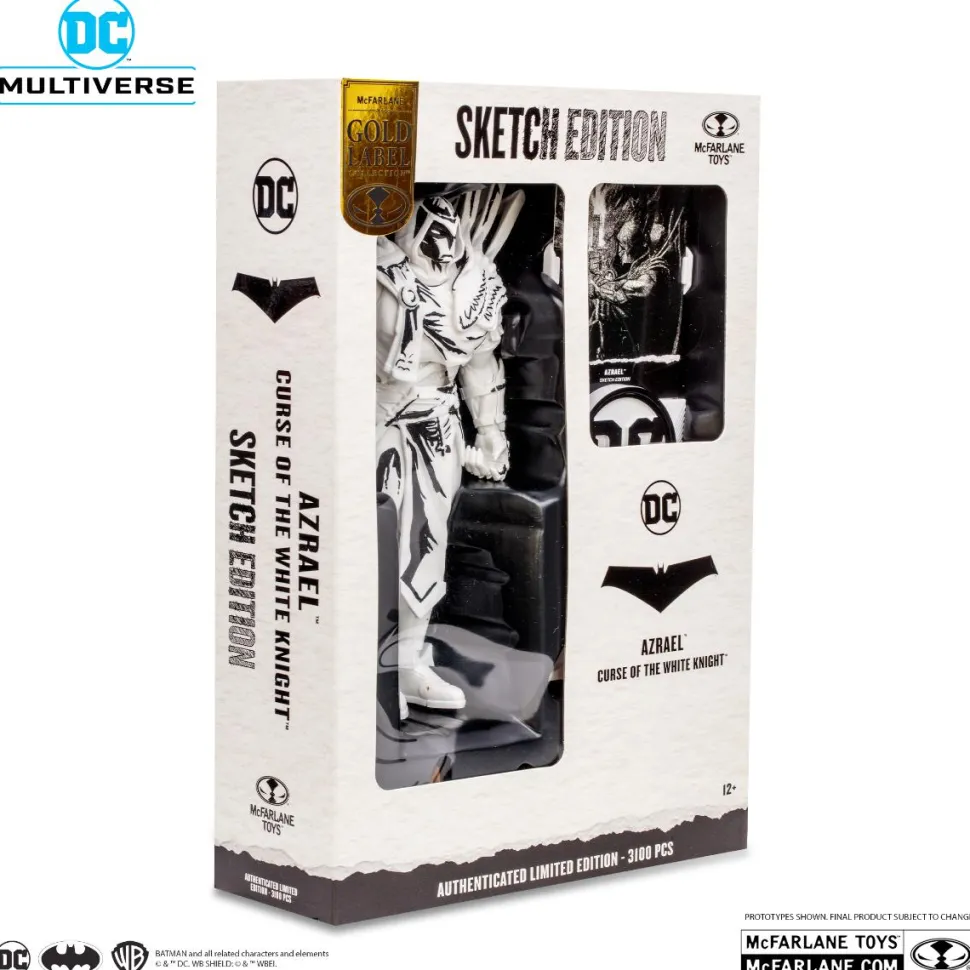 Batman: Curse of the White Knight - Azrael Sketch Edition DC Multiverse Gold Label 7" Scale Action Figure