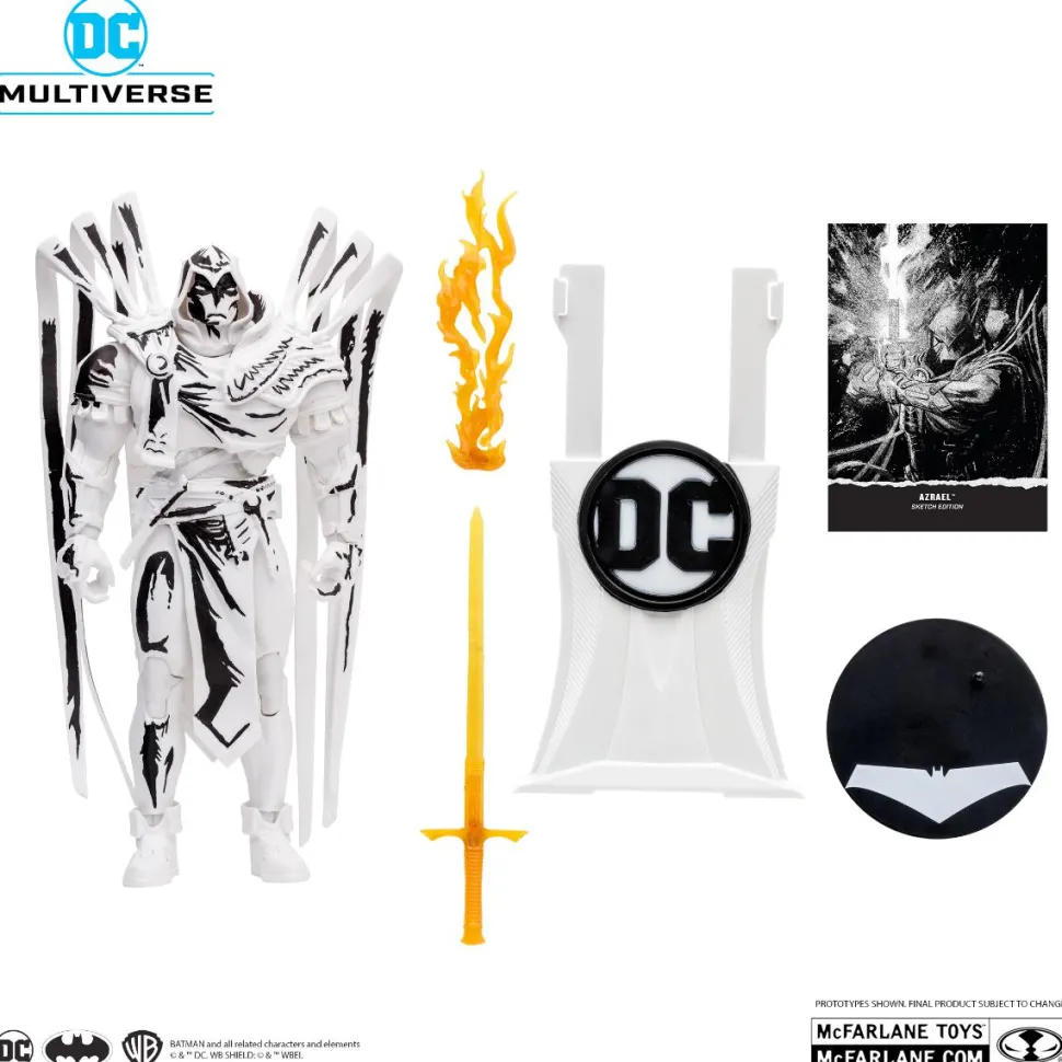Batman: Curse of the White Knight - Azrael Sketch Edition DC Multiverse Gold Label 7" Scale Action Figure