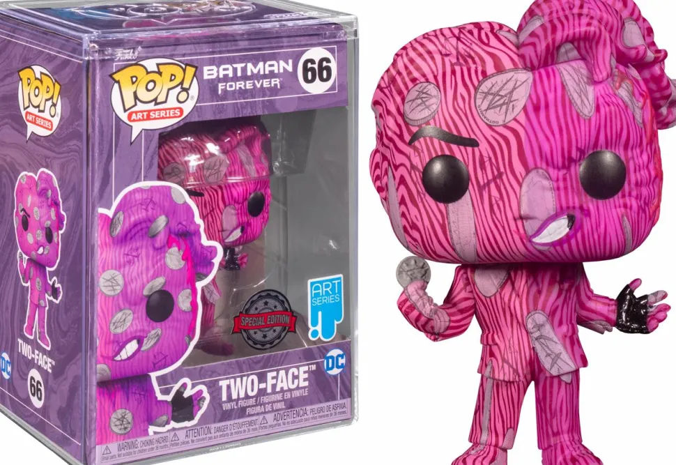 Batman Forever (1995) - Two-Face Artist Series Pop! Vinyl Figure with Pop! Protector