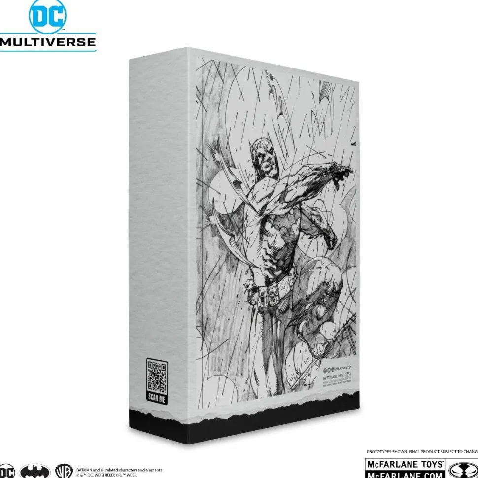 Batman: Hush - Batman Line Art Sketch Edition DC Multiverse Gold Label 7" Scale Action Figure